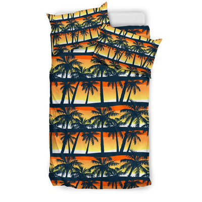 Palm Tree Pattern Print Design PT011 Duvet Cover Bedding Set-JORJUNE.COM