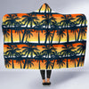 Palm Tree Pattern Print Design PT011 Hooded Blanket-JORJUNE.COM