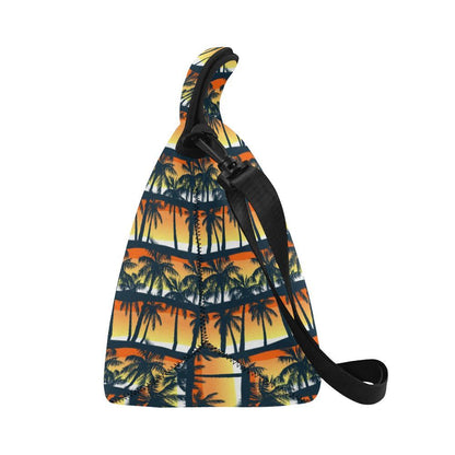 Palm Tree Pattern Print Design PT011 Neoprene Lunch Bag-JorJune