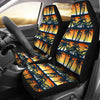 Palm Tree Pattern Print Design PT011 Universal Fit Car Seat Covers-JorJune