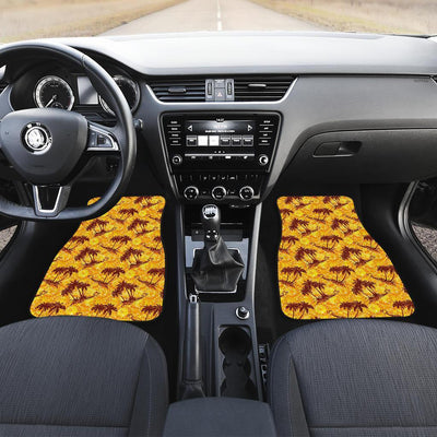 Palm Tree Pattern Print Design PT012 Car Floor Mats-JORJUNE.COM