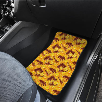 Palm Tree Pattern Print Design PT012 Car Floor Mats-JORJUNE.COM