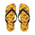 Palm Tree Pattern Print Design PT012 Flip Flops-JorJune