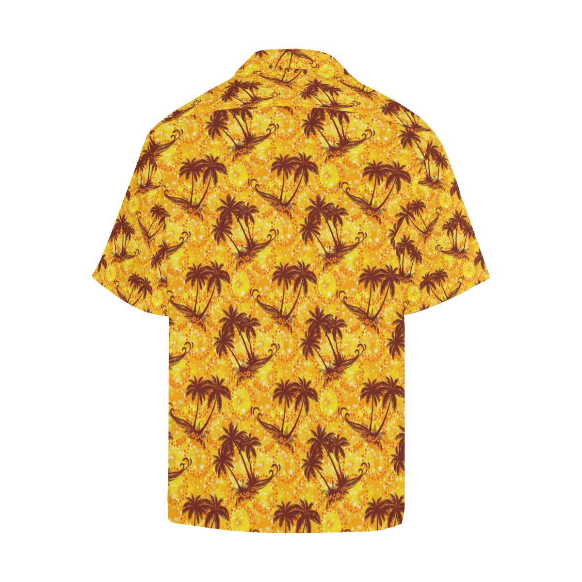 Palm Tree Pattern Print Design PT012 Men Hawaiian Shirt-JorJune