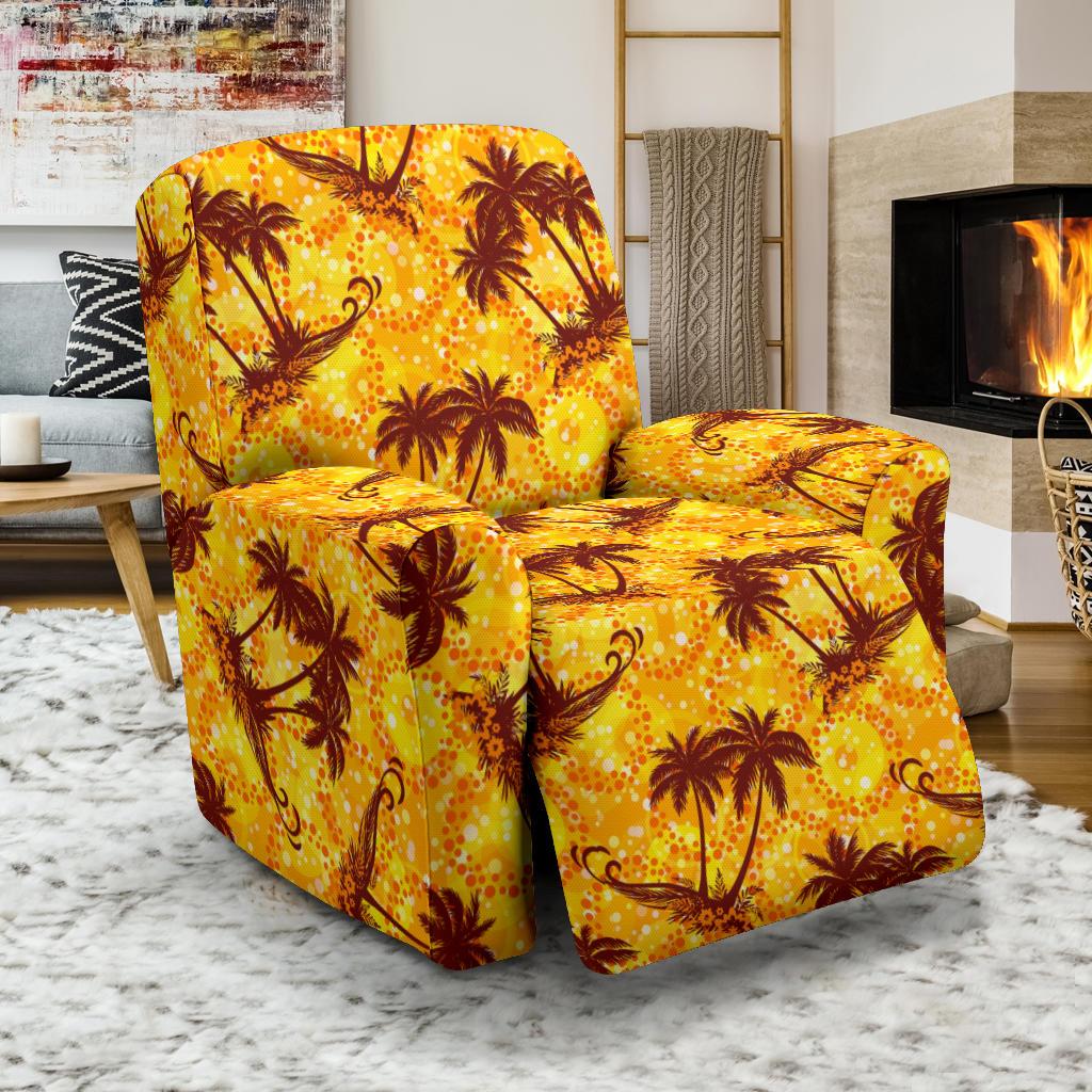 Palm Tree Pattern Print Design PT012 Recliner Slipcover-JORJUNE.COM
