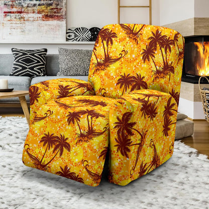 Palm Tree Pattern Print Design PT012 Recliner Slipcover-JORJUNE.COM