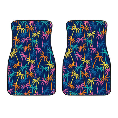 Palm Tree Pattern Print Design PT013 Car Floor Mats-JORJUNE.COM