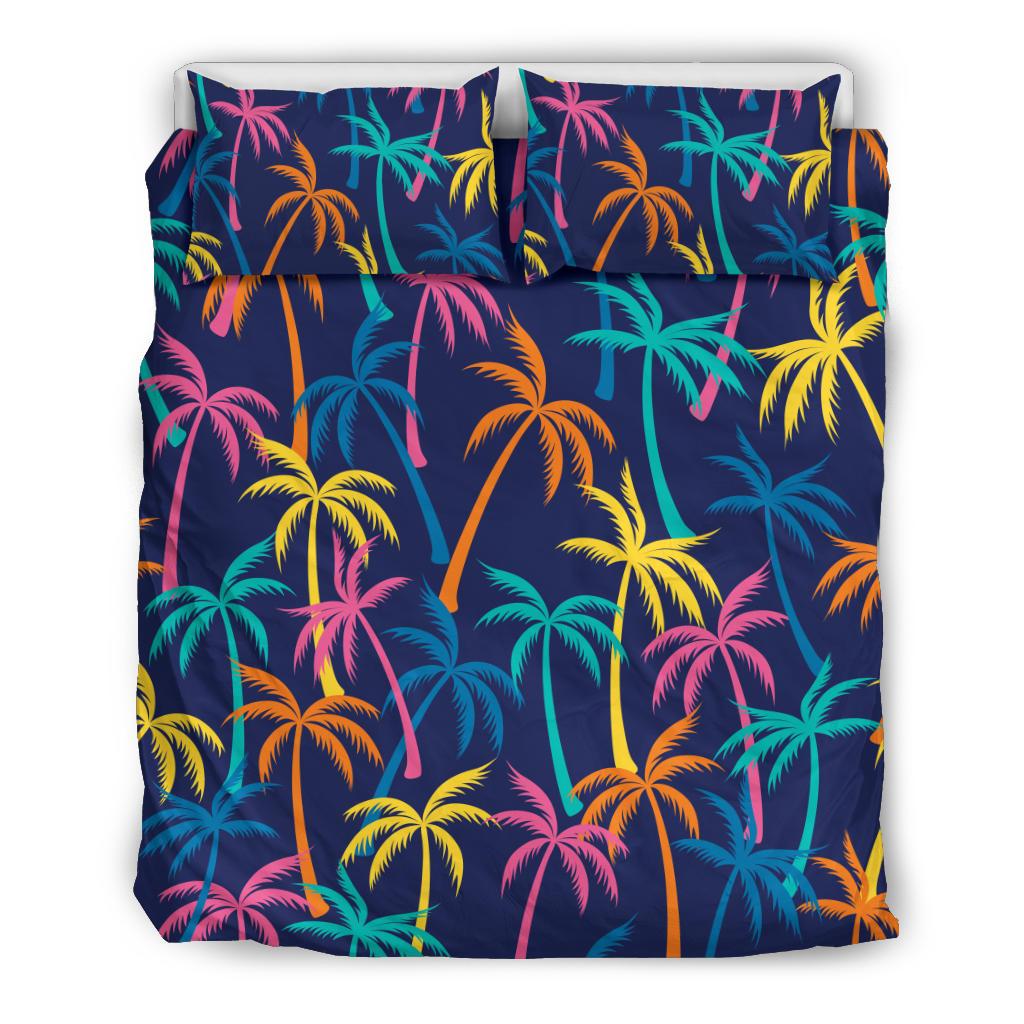 Palm Tree Pattern Print Design PT013 Duvet Cover Bedding Set-JORJUNE.COM