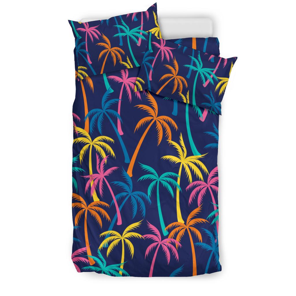 Palm Tree Pattern Print Design PT013 Duvet Cover Bedding Set-JORJUNE.COM
