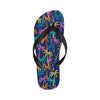 Palm Tree Pattern Print Design PT013 Flip Flops-JorJune