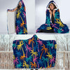 Palm Tree Pattern Print Design PT013 Hooded Blanket-JORJUNE.COM