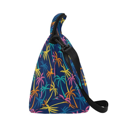 Palm Tree Pattern Print Design PT013 Neoprene Lunch Bag-JorJune