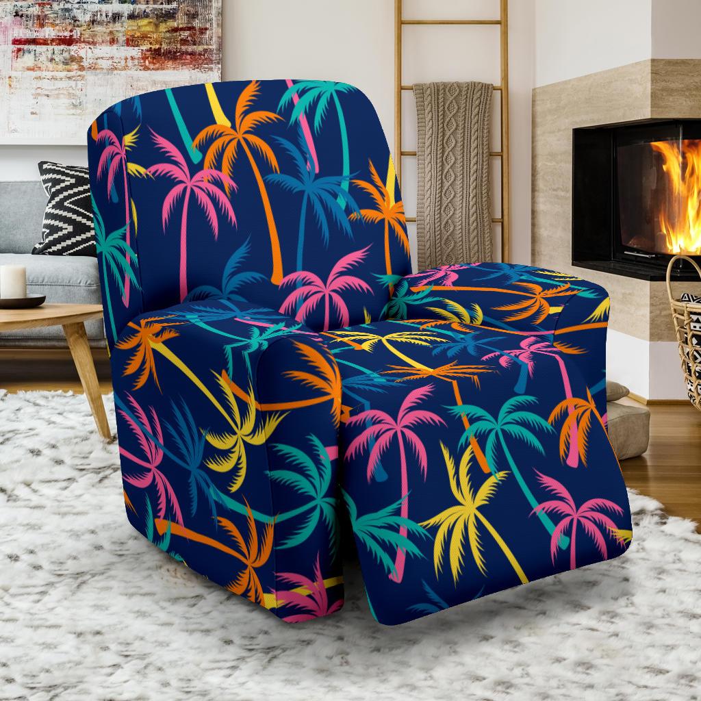 Palm Tree Pattern Print Design PT013 Recliner Slipcover-JORJUNE.COM