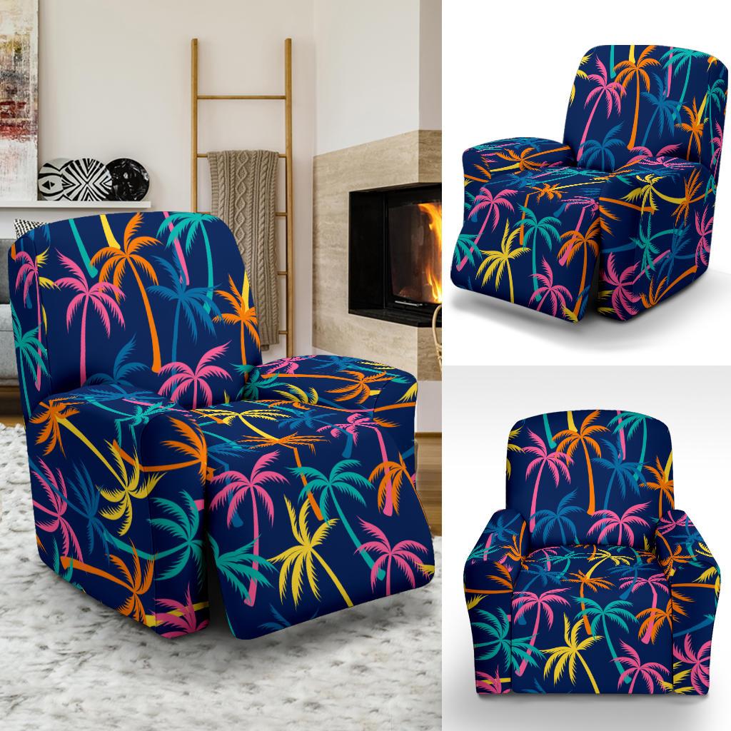 Palm Tree Pattern Print Design PT013 Recliner Slipcover-JORJUNE.COM