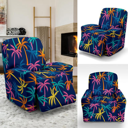 Palm Tree Pattern Print Design PT013 Recliner Slipcover-JORJUNE.COM