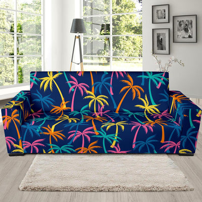 Palm Tree Pattern Print Design PT013 Sofa Slipcover-JORJUNE.COM