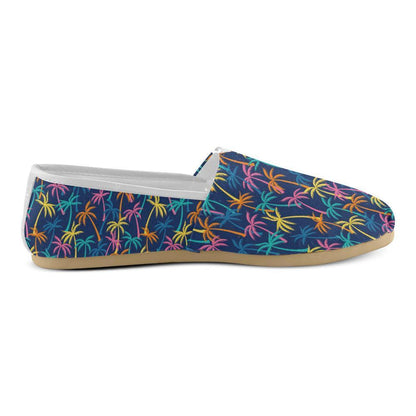 Palm Tree Pattern Print Design PT013 Women Casual Shoes-JorJune.com