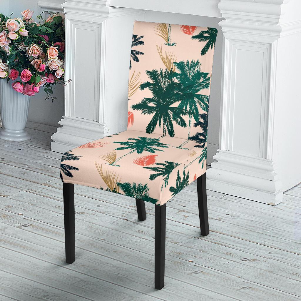 Palm Tree Pattern Print Design PT014 Dining Chair Slipcover-JORJUNE.COM