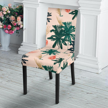 Palm Tree Pattern Print Design PT014 Dining Chair Slipcover-JORJUNE.COM