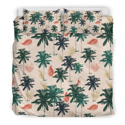 Palm Tree Pattern Print Design PT014 Duvet Cover Bedding Set-JORJUNE.COM