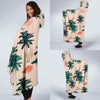 Palm Tree Pattern Print Design PT014 Hooded Blanket-JORJUNE.COM
