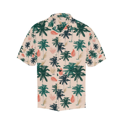 Palm Tree Pattern Print Design PT014 Men Hawaiian Shirt-JorJune
