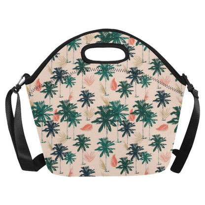 Palm Tree Pattern Print Design PT014 Neoprene Lunch Bag-JorJune