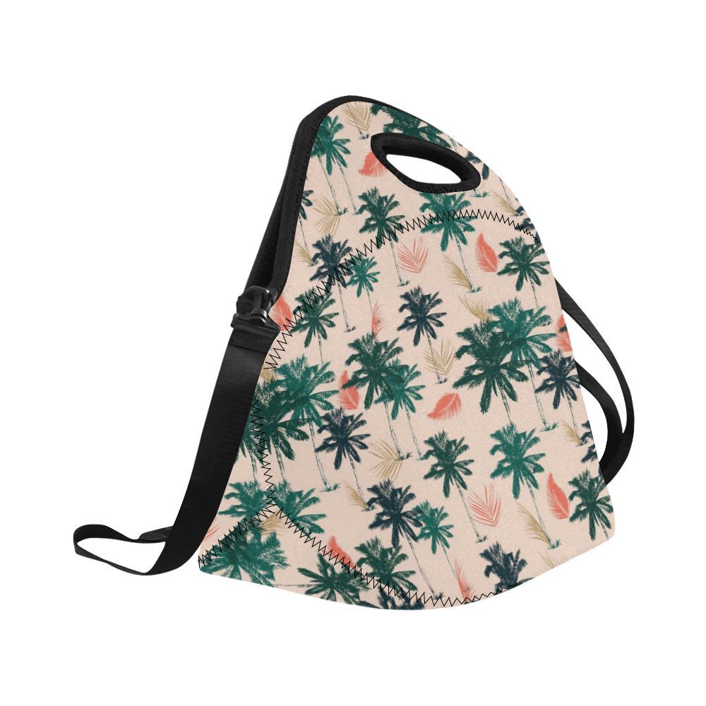 Palm Tree Pattern Print Design PT014 Neoprene Lunch Bag-JorJune