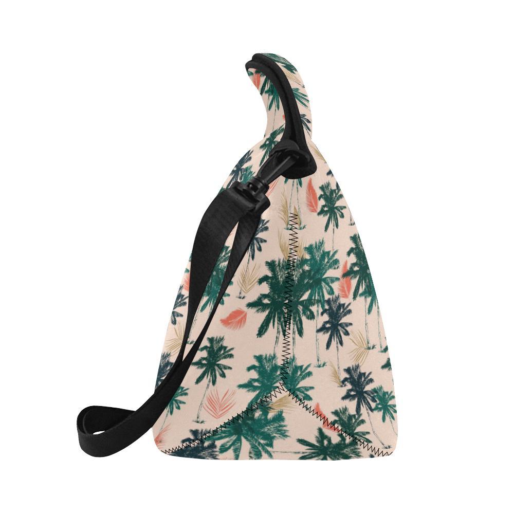 Palm Tree Pattern Print Design PT014 Neoprene Lunch Bag-JorJune