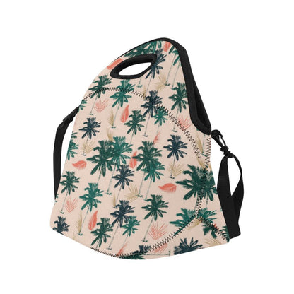 Palm Tree Pattern Print Design PT014 Neoprene Lunch Bag-JorJune