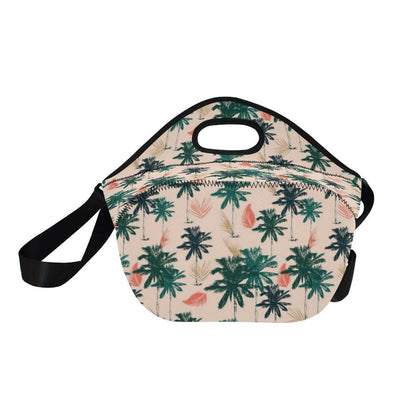 Palm Tree Pattern Print Design PT014 Neoprene Lunch Bag-JorJune