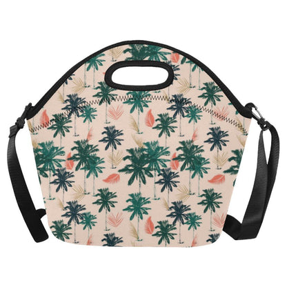 Palm Tree Pattern Print Design PT014 Neoprene Lunch Bag-JorJune