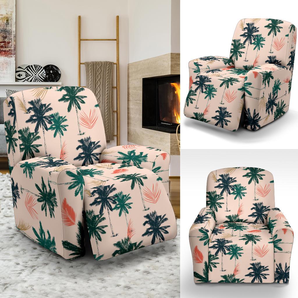 Palm Tree Pattern Print Design PT014 Recliner Slipcover-JORJUNE.COM