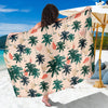 Palm Tree Pattern Print Design PT014 Sarong Pareo Wrap-JORJUNE.COM