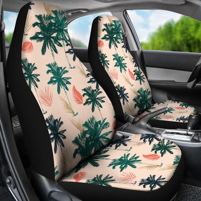 Palm Tree Pattern Print Design PT014 Universal Fit Car Seat Covers-JorJune