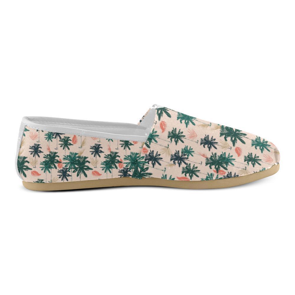Palm Tree Pattern Print Design PT014 Women Casual Shoes-JorJune.com