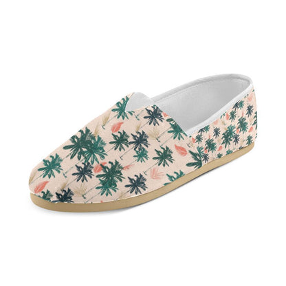 Palm Tree Pattern Print Design PT014 Women Casual Shoes-JorJune.com