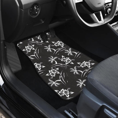 Palm Tree Pattern Print Design PT02 Car Floor Mats-JORJUNE.COM