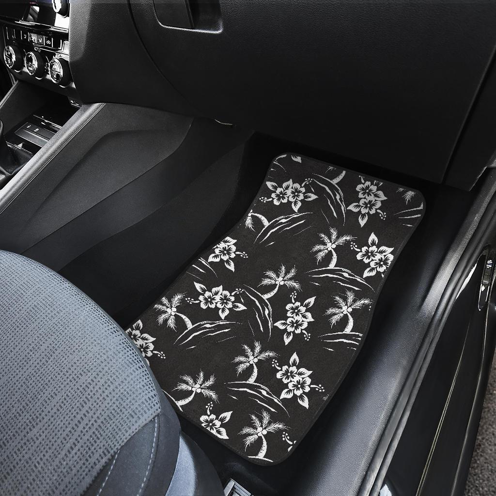 Palm Tree Pattern Print Design PT02 Car Floor Mats-JORJUNE.COM