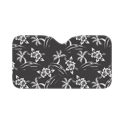 Palm Tree Pattern Print Design PT02 Car Sun Shade-JorJune