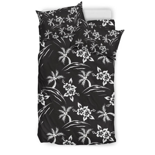 Palm Tree Pattern Print Design PT02 Duvet Cover Bedding Set-JORJUNE.COM