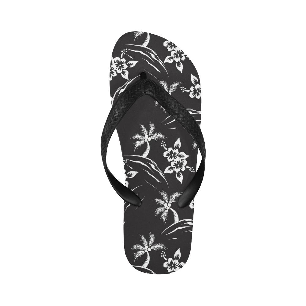 Palm Tree Pattern Print Design PT02 Flip Flops-JorJune