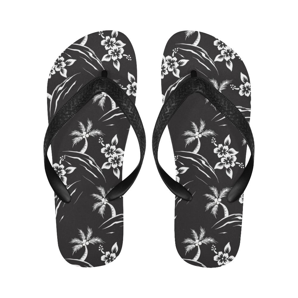 Palm Tree Pattern Print Design PT02 Flip Flops-JorJune