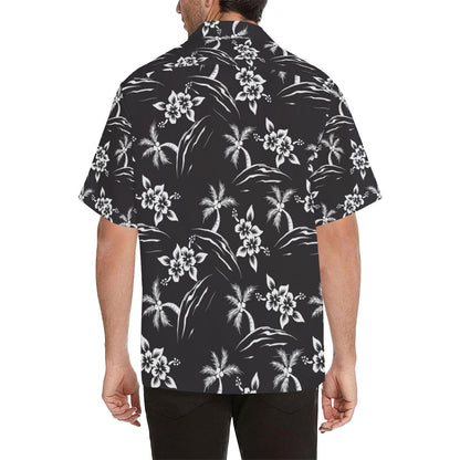 Palm Tree Pattern Print Design PT02 Men Hawaiian Shirt-JorJune