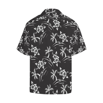 Palm Tree Pattern Print Design PT02 Men Hawaiian Shirt-JorJune