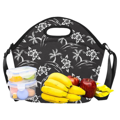 Palm Tree Pattern Print Design PT02 Neoprene Lunch Bag-JorJune