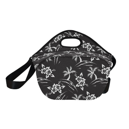 Palm Tree Pattern Print Design PT02 Neoprene Lunch Bag-JorJune