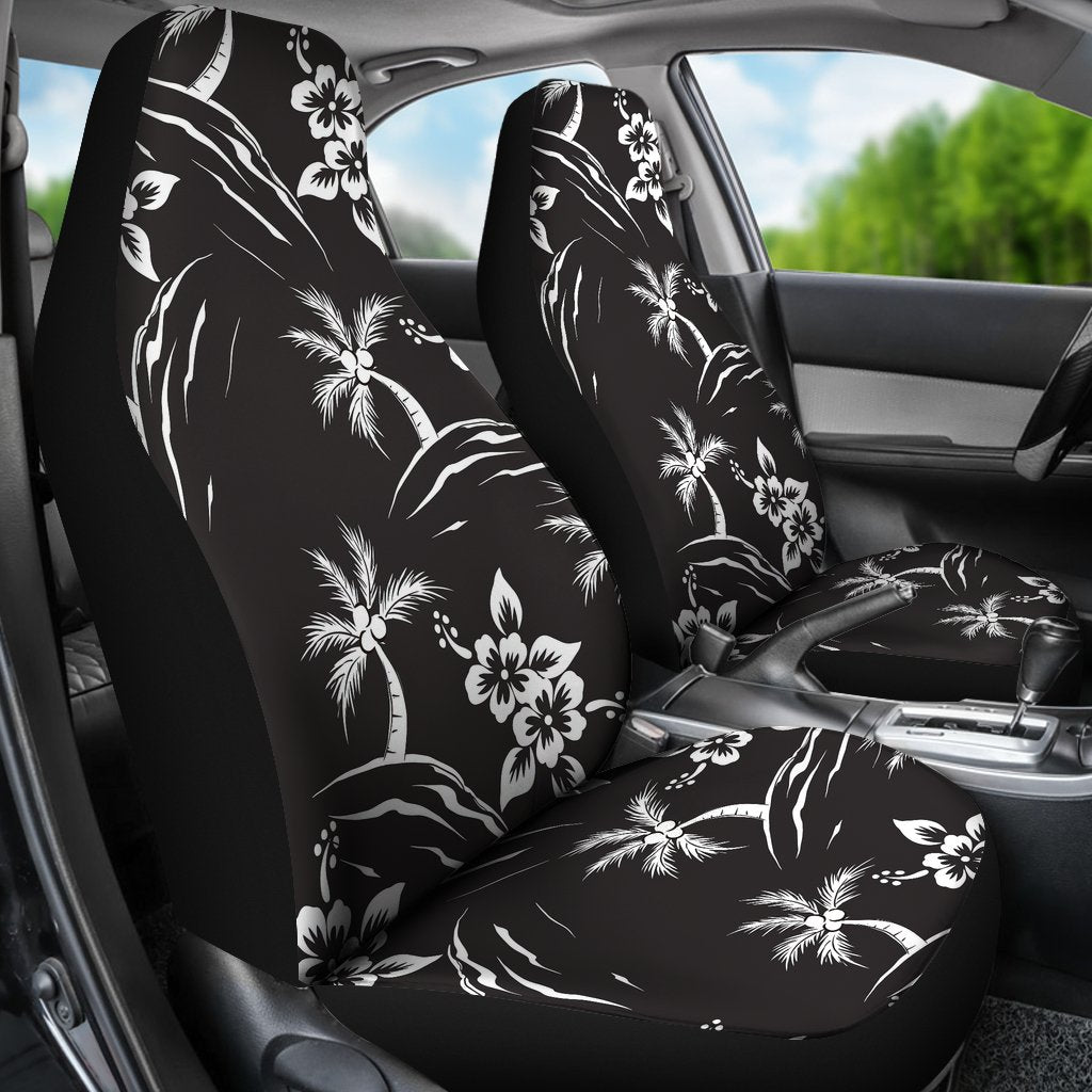 Palm Tree Pattern Print Design PT02 Universal Fit Car Seat Covers-JorJune