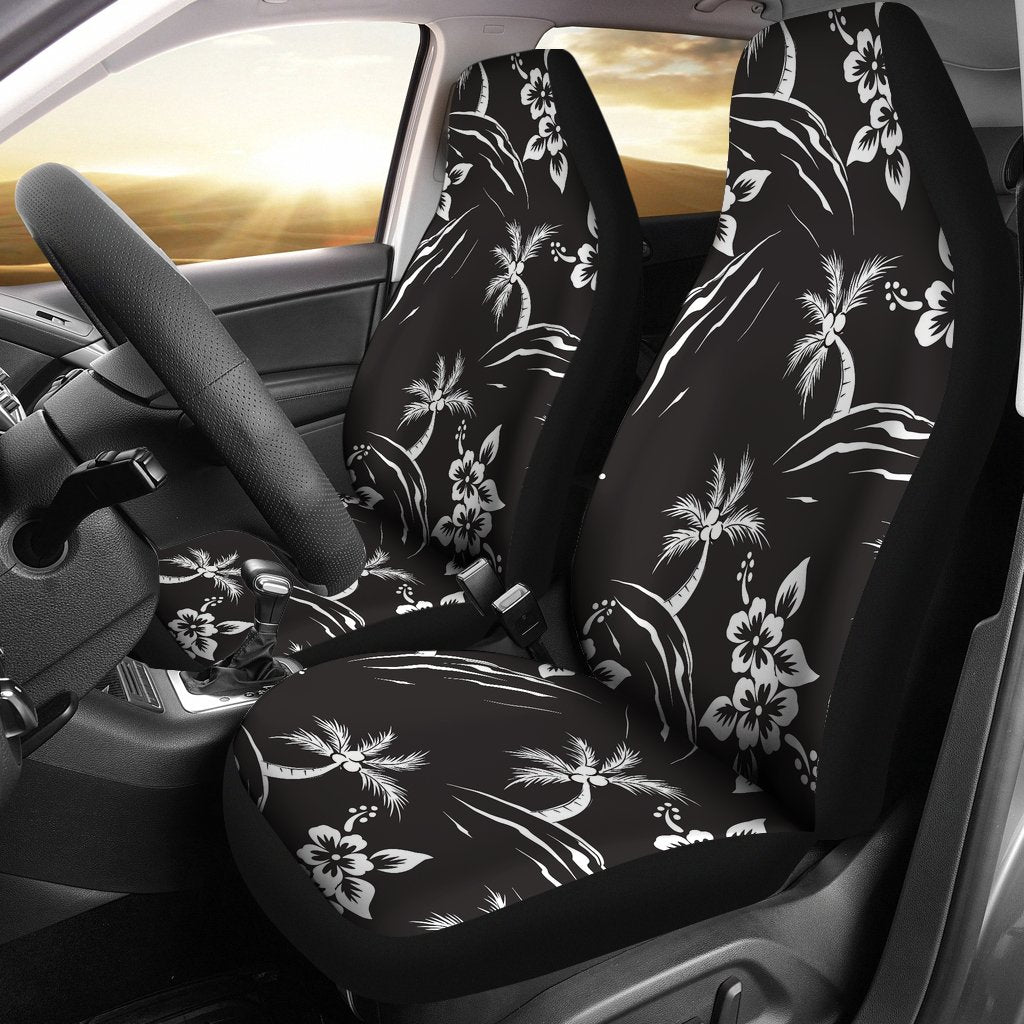 Palm Tree Pattern Print Design PT02 Universal Fit Car Seat Covers-JorJune