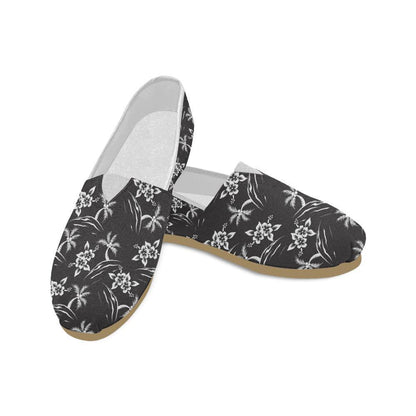 Palm Tree Pattern Print Design PT02 Women Casual Shoes-JorJune.com